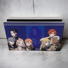 Nintendo Switch Console Dock Station Charging with Fire Emblem Warriors Stickers