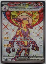 Toxtricity ex Holo 227/182 Ultra Rare Paradox Rift NM Pokemon Card