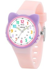 Kids Watch Analog for Boys Girls Toddler, 3ATM Waterproof Cat Wirstwatch Lear...