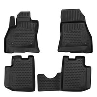 Gummi-FußMatten Fiat 500L 2012-2022 Novline Passgenau Auto Set