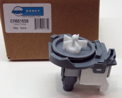 WP661658 Dishwasher Drain Pump for Whirlpool PS382477 AP3133590 8268411 8268460