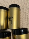 6 MCM Vintage NFC Insulated Gold Black Geese Deer Fish  Design Plastic Tumbler — photo 4