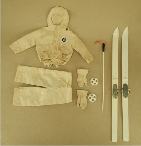 Vintage 1965 Hasbro GI Joe #7531 Ski Patrol Set Parka Pants Skis Parts Lot C5