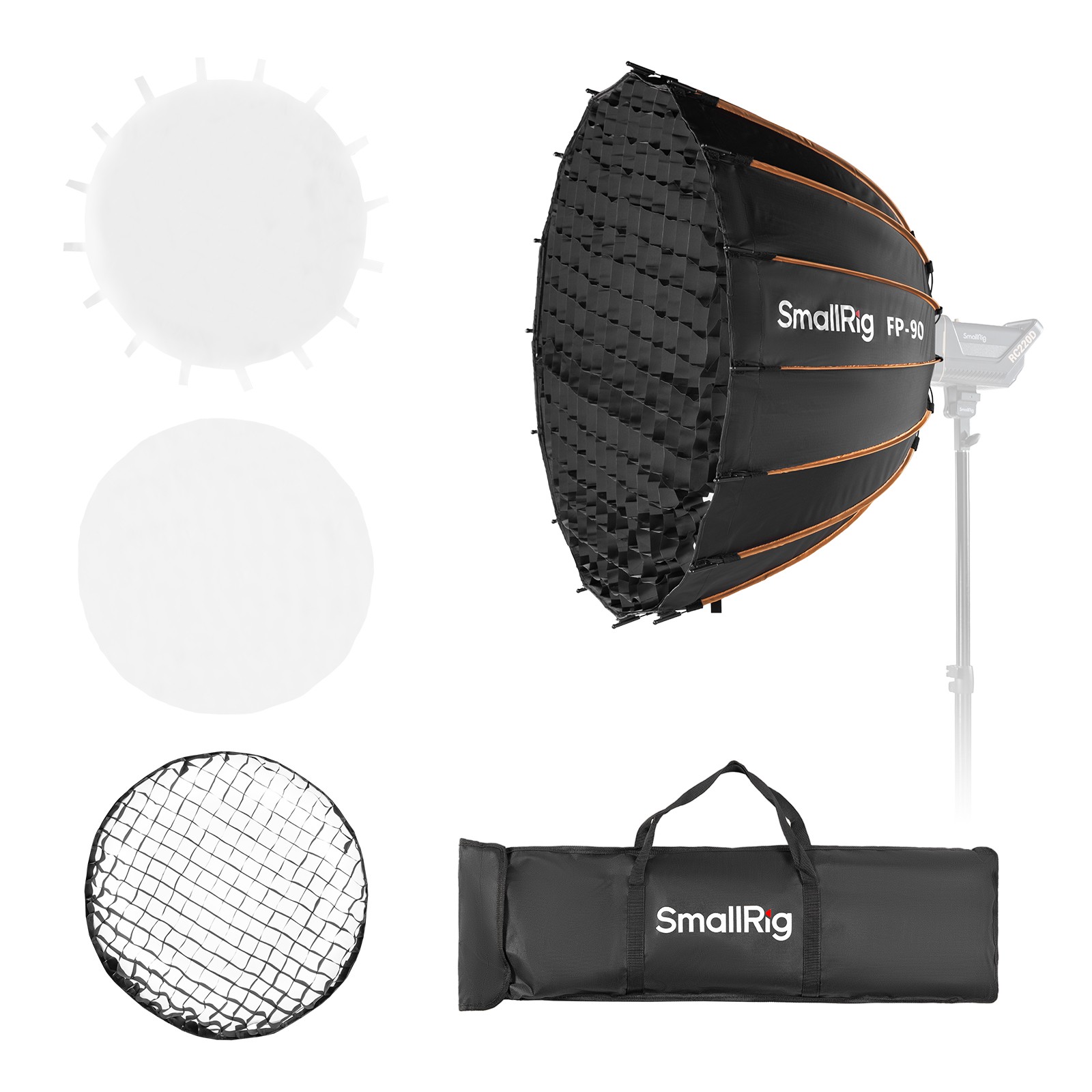 SmallRig FP-90 35.4" Parabolic Softbox w/ Bowens Mount for Neewer for Godox