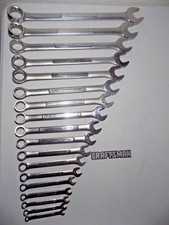 A+ 18 Pc. USA Craftsman -VA- 1/4"-1 5/16" Combo Wrench Set-NO Etchings-Clean