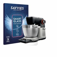 3X Savvies Schutzglas FüR Bosch MUMS8Z Panzer Folie Glas Klar