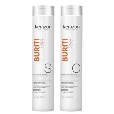 Sulfate Free Shampoo & Conditioner Keratin After Treatment DUO 9.8fl.oz KERAZON