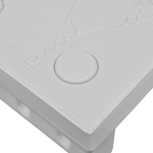 Pasos de spa reversibles medios de plástico blanco para spa - Imagen 4 de 4