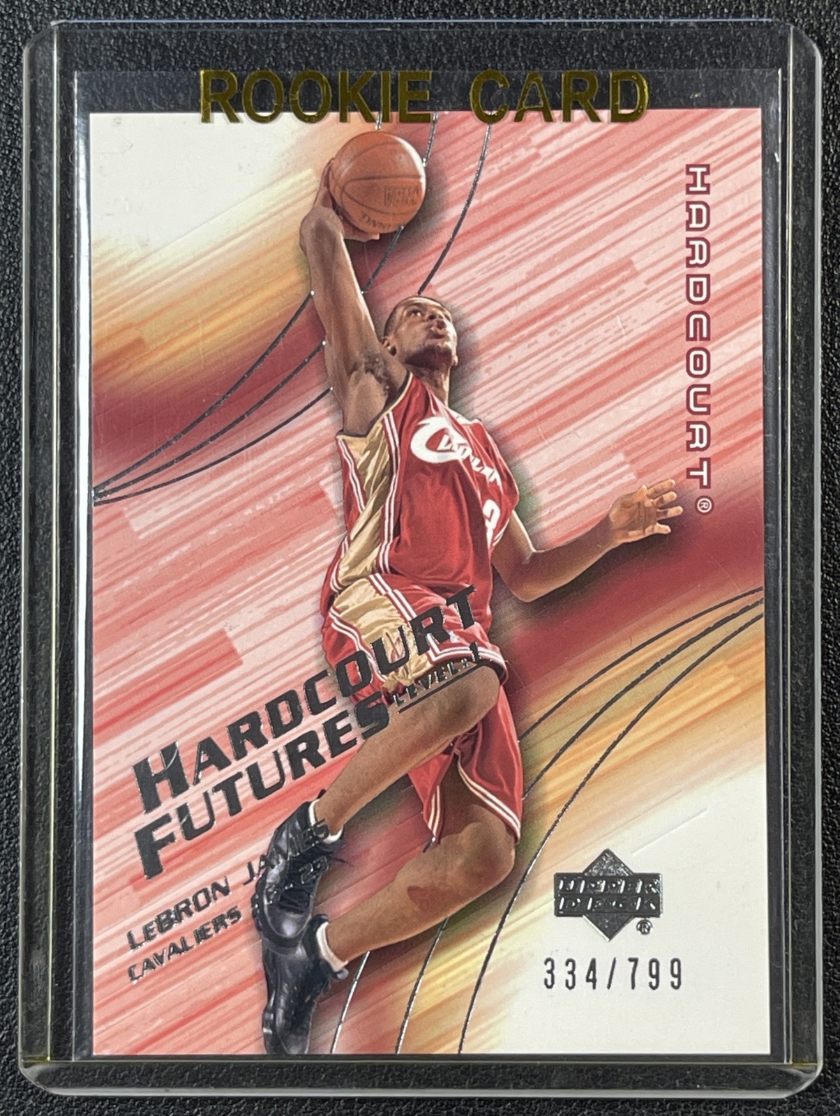 lebron james upper deck hardcourt