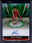 2025-26 Topps Chrome Yang Hansen Auto Autograph Rookies RC Green Refractor #/99
