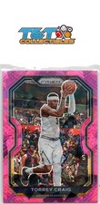 Torrey Craig 2020-21 Panini Prizm Pink Ice Prizms #7 Denver Nuggets 31a