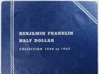 NobleSpirit (RB)Desirable Franklin SILVER Half Dollar Part Set 33 Coins Up to AU