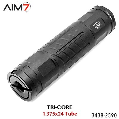 AIM7 TRI-CORE MATRA Light Muzzle Brake  Linear Comp 6''  223/308/9mm/30CAL