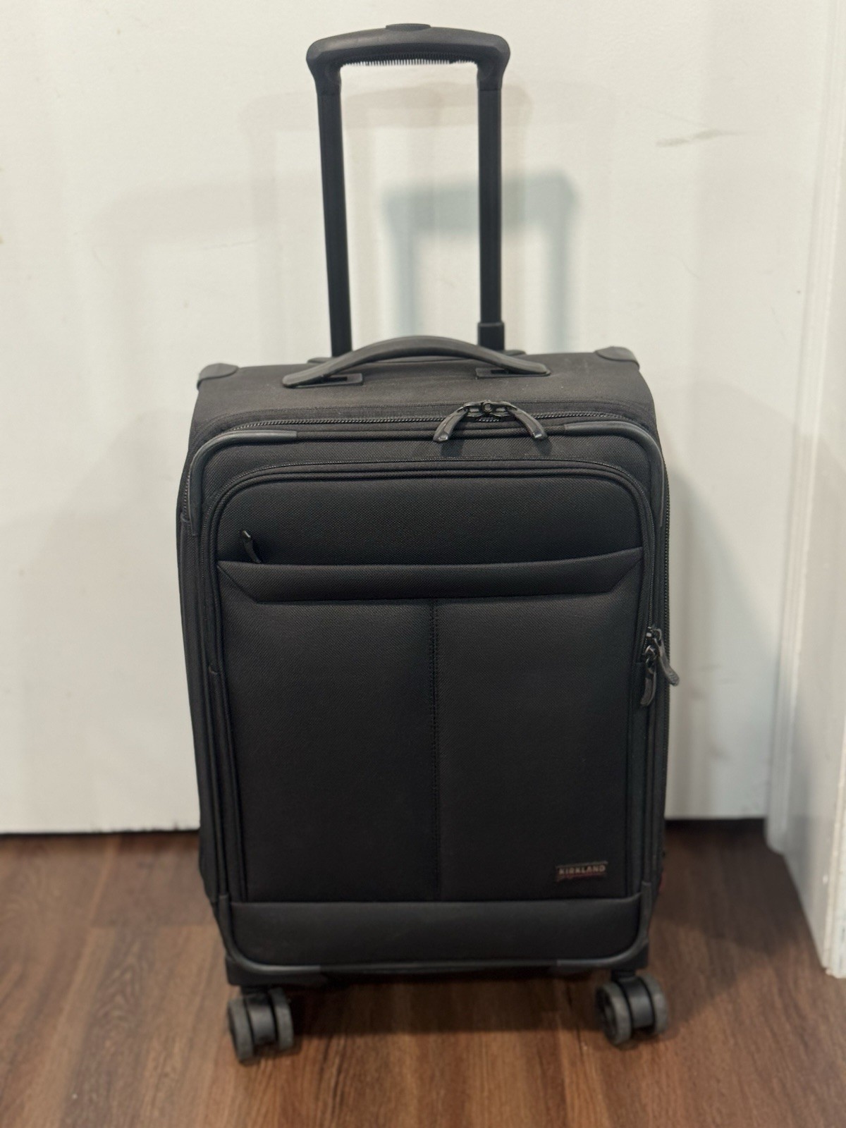 Kirkland Signature 22” Carry-On 4-Wheel Spinner Ballistic Cordura Softside Black