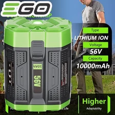 56V 10.0Ah Lithium Battery For EGO 56V Tool Lawn Mower Leaf Blower BA2800 BA4200