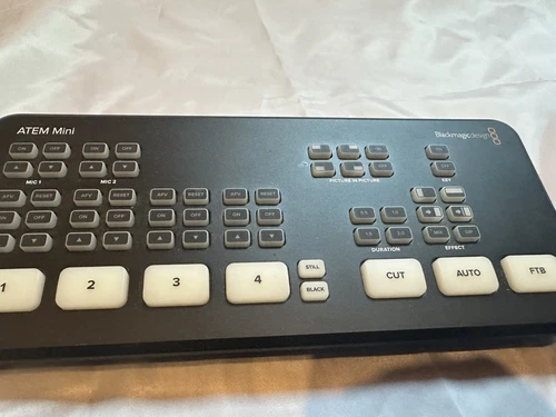 Blackmagic Design ATEM Mini HDMI Live Stream Switcher Tested Used 