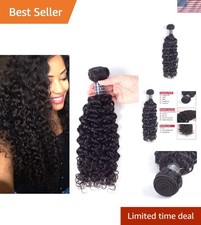 Brazilian Kinky Curly Virgin Hair Bundle 10 Inch 100% Remy Human Hair Extensions