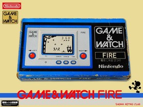 Nintendo Game & Watch Fire Showa Retro Research Lab