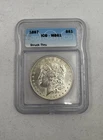 1897 -United States -Silver Morgan $1-ICG Graded MS61 .900 Silver “Struck Thru”