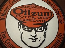 Oilzum In Collectible Gas & Oil Advertising Signs for sale | eBay