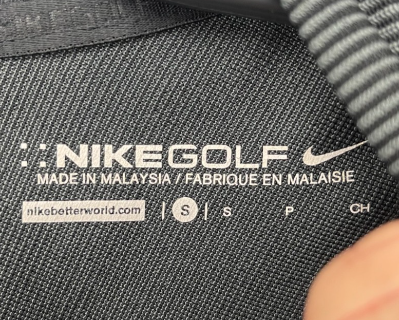 SACAI X NIKE Nike Golf Giacca Donna Taglia S Nero Grigio Full Zip Elasticizzata 725670 010