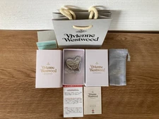 Vivienne Westwood Heart Shape Gas Lighter Orb Gunmetal with shop Bag Authentic