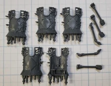 Warhammer Cities of Sigmar Bits Freeguild Fusiliers Pavis Shield w Brace x5 A