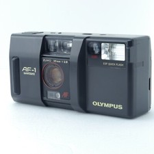 Olympus AF-1 Quarzdate AF Zuiko 35mm Point  Shoot Black From JAPAN  Exc 5  35