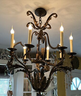 Dennis And Leen Biarritz Spanish Gothic Revival Vintage Chandelier