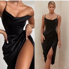 HOUSE OF CB Reva Dress in Black Size Small