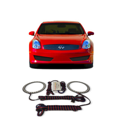 Bright Blue Angel Eye Headlight Halo kit for Infiniti G35 06-08