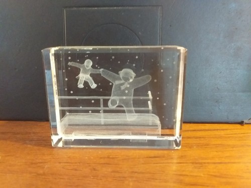 IL PUPAZZO DI NEVE RAYMOND BRIGGS FERMACARTE CRISTALLO - Foto 2 di 15
