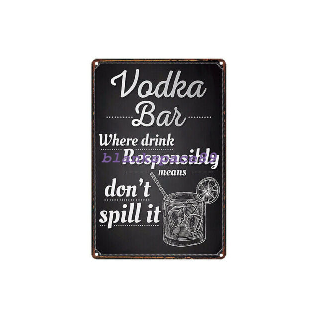 Tin Sign XXL Beer Bar Pub Black bear beer Vintage