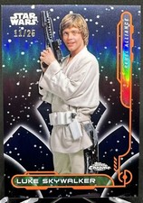 Luke Skywalker 2024 Topps Chrome Star Wars Rebel Alliance Orange /25 RA-2