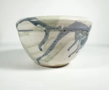 Rare Earth Pottery Bowl Drip Glaze