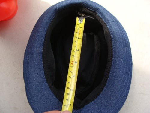Zara Accessories Unisex Stylish Hat Fedora Blue Kids - Picture 9 of 9