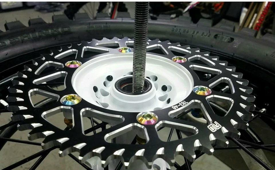 Piñón trasero Honda CRF450F CRF250R CRF450X CRF250X 50T Flo Motorsports Foto 3 de 4