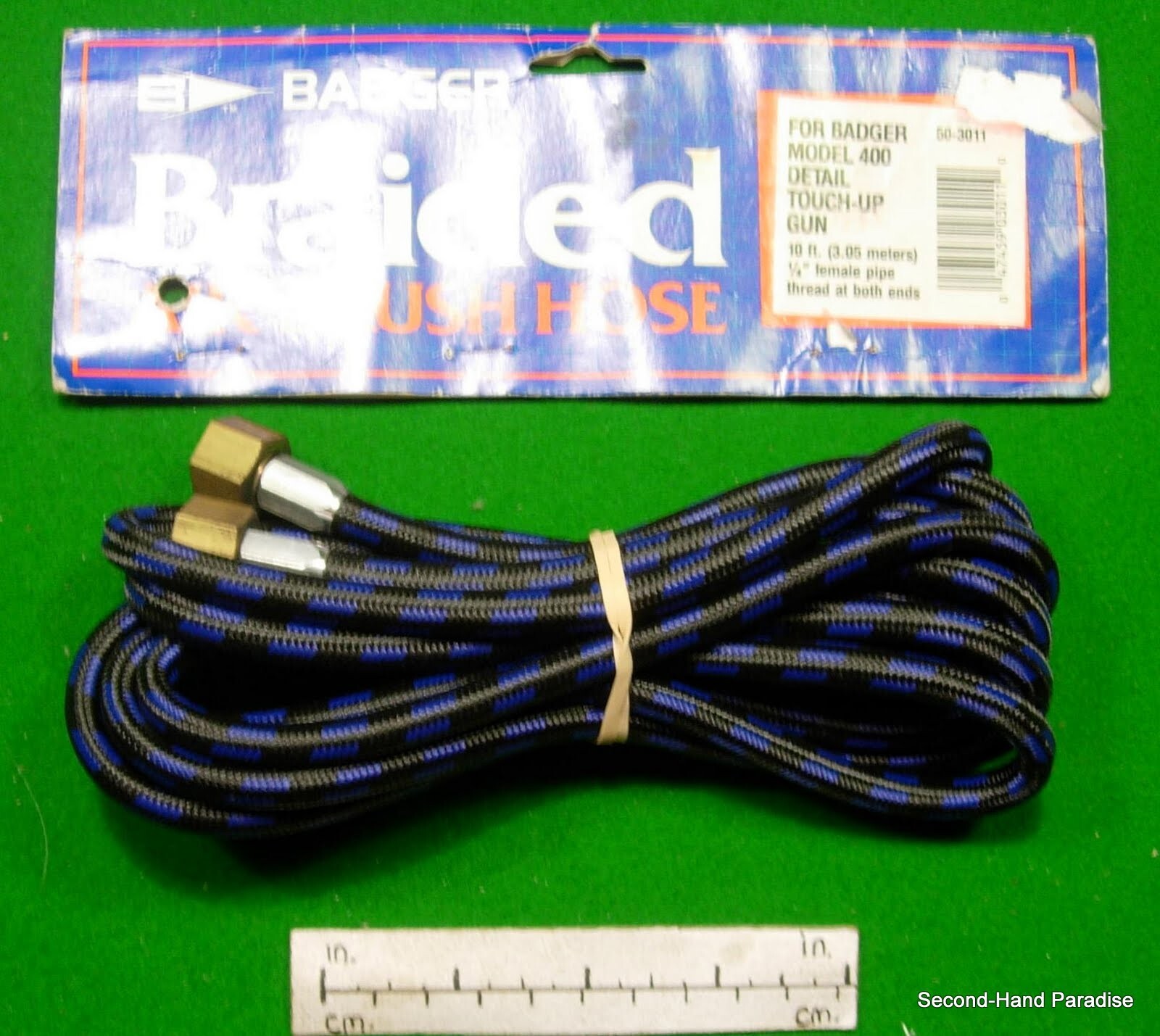Tuyau 1/4 femelle 10 pieds BADGER pièce 50-3011 en tissu tressé durable