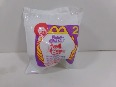 Vintage 2001 McDonald's Happy Meal Robo-Chi Pets Meow Chi #2 New in Pkg Sealed