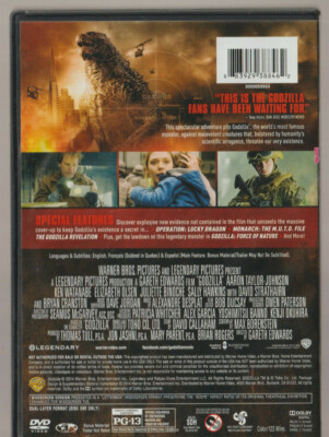 Godzilla 2014 Action Sci-fi Monster Movie DVD. Sally Hawkins