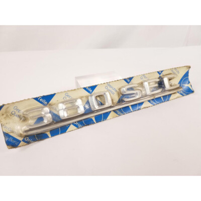 Genuine Mercedes 380SEC Trunk Emblem Designation Badge NOS New W126