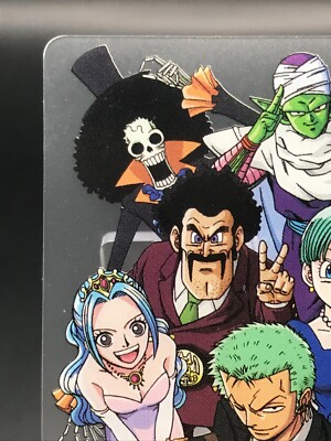 Goku Zoro DRAGON BALL ONE PIECE 40th weekly JUMP Card TCG Goku Zoro DRAGON BALL ONE PIECE 40th weekly JUMP Card TCG
