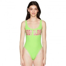 NWT Body Glove Swimsuit 1 one piece The look Sz L Neon Green
