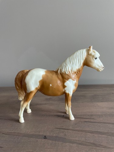 Breyer Horse Glossy Palomino Pinto Shetland Pony Vintage lata 1960. Breyer Model #22