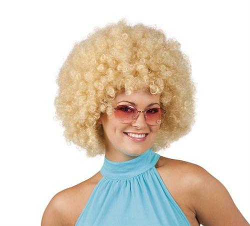 KALUROIL Afro Perücke Lockenkopf - 70er Jahre Funky Wig | Unisex Karneval Kostüm