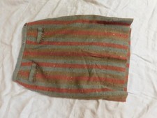 Vintage Catalina Striped Skirt 100 Virgin Wool 27" Waist 1960 