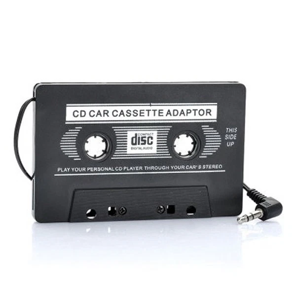 Adattatore CASSETTA Audio Jack 3,5mm cavo AUX per Radio lettore CD iPod MP3 - Immagine 3 di 4