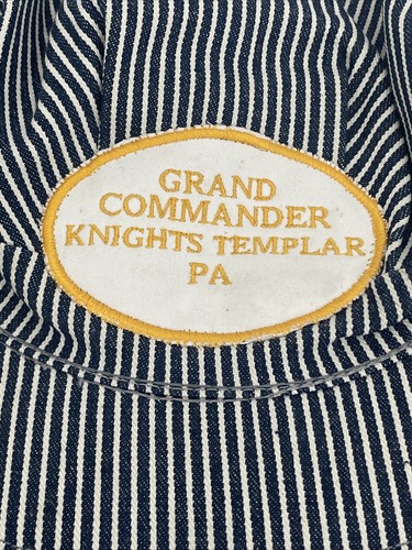 RARE Vintage Grand Commander Knights Templar PA Commandery Cap Masonic Hat - Picture 2 of 5