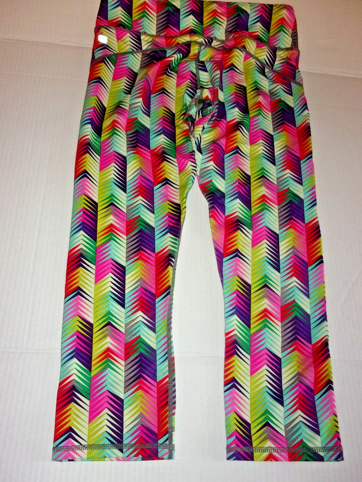 Fabletics Lima Capri Rainbow Chevron Active Wear … - image 3