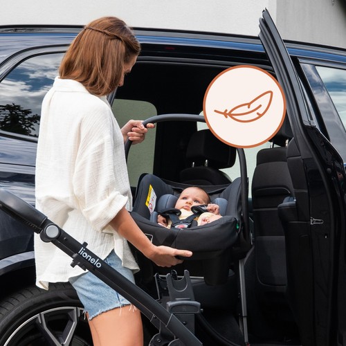 Baby Autositz 40-87 cm LIONELO ASTRID i-Size Babyschale Gruppe 0+ bis: 16,00 kg - Bild 10 von 15